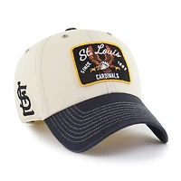 Men's '47  Natural/Black St. Louis Cardinals Keepsake Collection Clean Up Adjustable Hat
