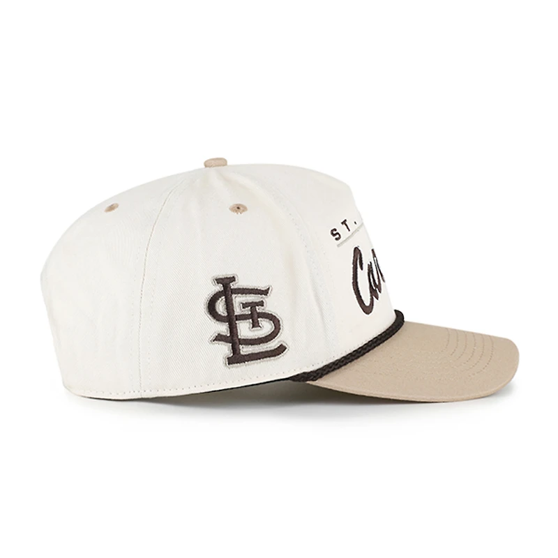 Men's '47 Natural/Tan St. Louis Cardinals Neutral Terrain Hitch Rope Adjustable Hat