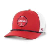 Casquette ajustable Fairway Trucker rouge/blanche '47 pour homme des Cardinals de Saint-Louis