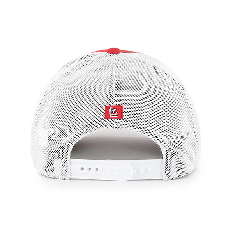 Men's '47 Red/White St. Louis Cardinals Scratch Adjustable Trucker Hat
