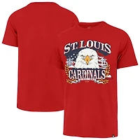 Men's '47  Red St. Louis Cardinals Americana Eagle T-Shirt