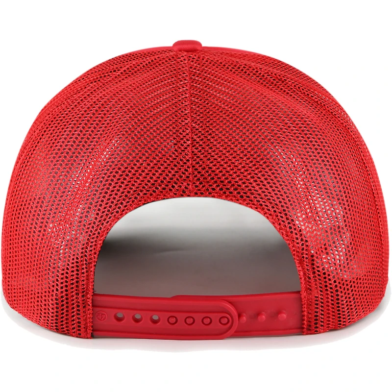 Men's '47 Red St. Louis Cardinals Backhaul Foam Trucker Snapback Hat