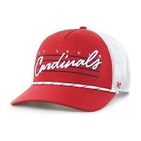 Men's '47 Red St. Louis Cardinals Brrr Downburst Mesh Hitch Adjustable Hat