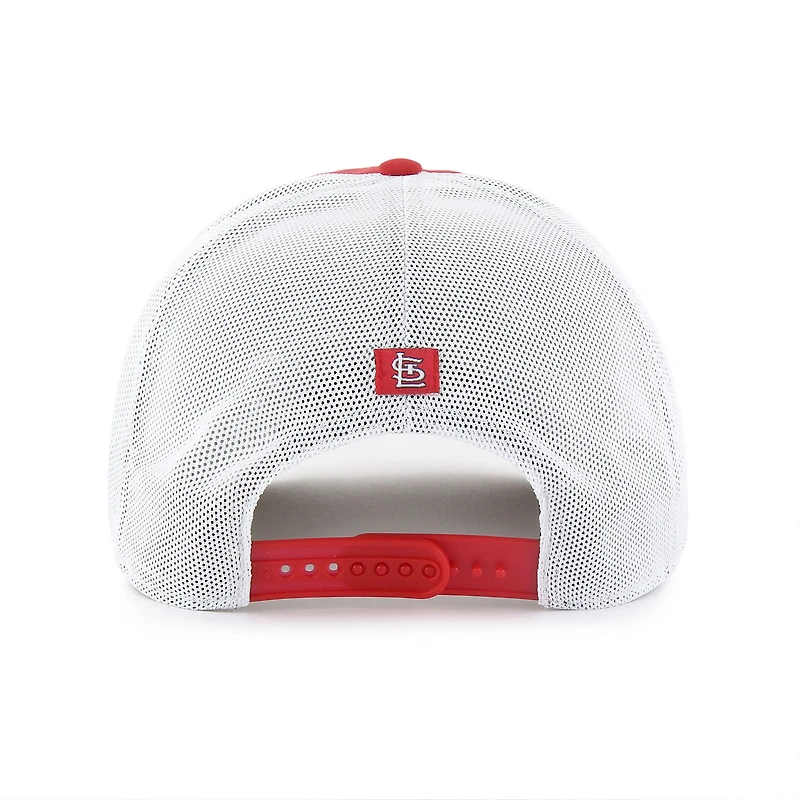 Men's '47 Red St. Louis Cardinals Brrr Downburst Mesh Hitch Adjustable Hat