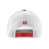 Men's '47 Red St. Louis Cardinals Brrr Downburst Mesh Hitch Adjustable Hat