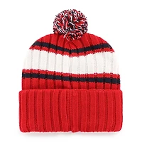Men's '47  Red St. Louis Cardinals Plateau Cuffed Knit Hat with Pom