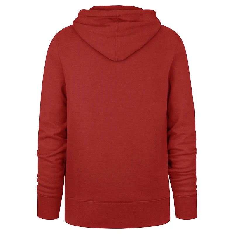 Men's '47  Red St. Louis Cardinals Velocity Headline Pullover Hoodie