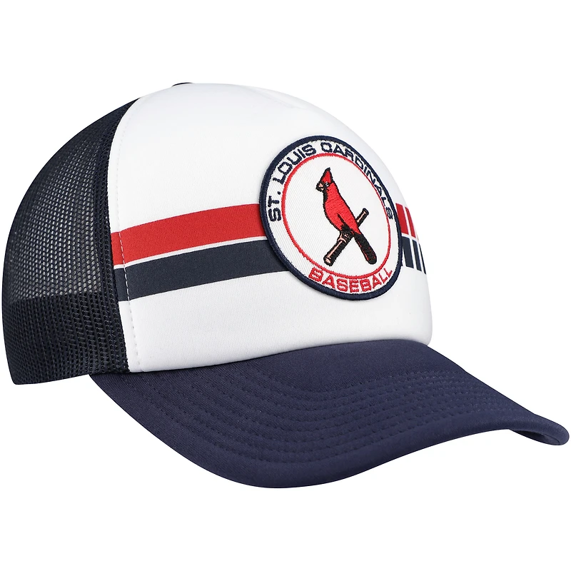 Casquette réglable de camionneur express '47 pour hommes, blanc/bleu marine, St. Louis Cardinals, collection Cooperstown, Wax Pack Express