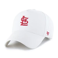 Men's '47 White St. Louis Cardinals Foundational Pinch Offside Adjustable Hat