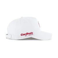 Men's '47 White St. Louis Cardinals Foundational Pinch Offside Adjustable Hat