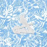 Men's Antigua Powder Blue St. Louis Cardinals Resort Button-Up Shirt