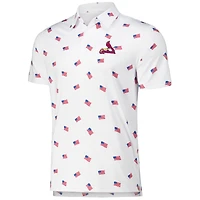 Men's Antigua White St. Louis Cardinals  Americana Polo