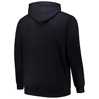 Men's  Black St. Louis Cardinals Stack Fleece Pullover Hoodie