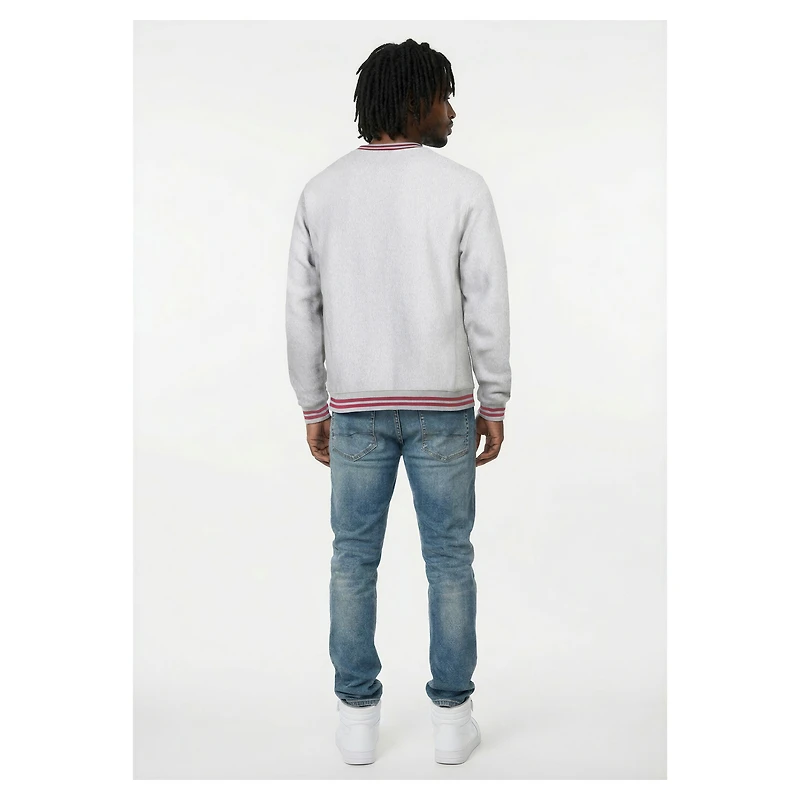 Men's Champion Heather Gray St. Louis Cardinals Reverse Weave Sweatshirt