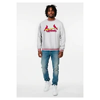 Sweat-shirt Champion pour homme, gris chiné, St. Louis Cardinals, Reverse Weave