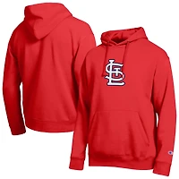 Sweat à capuche Champion rouge pour homme avec logo brodé All Star des Cardinals de Saint-Louis