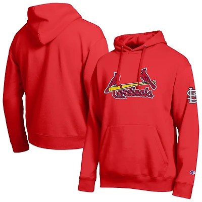 Sweat à capuche Champion rouge pour homme, logo All Star des Cardinals de Saint-Louis
