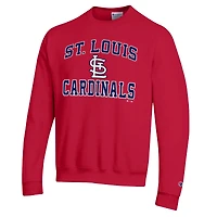 Sweat-shirt Champion rouge St. Louis Cardinals Heart & Soul Powerblend pour homme