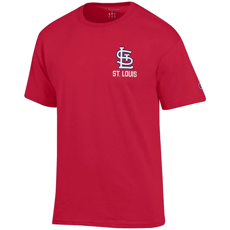 Men's Champion  Red St. Louis Cardinals Jersey T-Shirt