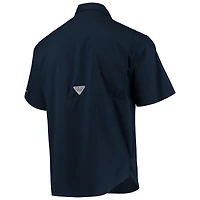 Men's Columbia Navy St. Louis Cardinals Americana Tamiami Omni-Shade Button-Down Shirt