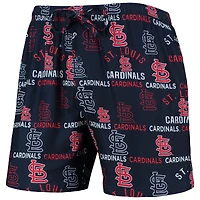 Concepts Sport Bleu marine St. Louis Cardinals Flagship Allover Print Knit Shorts pour homme