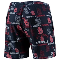 Concepts Sport Bleu marine St. Louis Cardinals Flagship Allover Print Knit Shorts pour homme