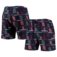 Concepts Sport Bleu marine St. Louis Cardinals Flagship Allover Print Knit Shorts pour homme