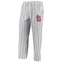 Pantalon de détente St. Louis Cardinals Vigor Concepts Sport pour homme, blanc/bleu marine