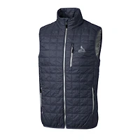 Gilet matelassé isolant PrimaLoft entièrement zippé Rainier Eco pour homme, coupe-vent et anthracite, des Cardinals de Saint-Louis, taille grande