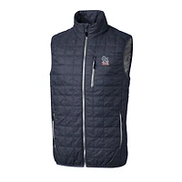 Gilet Rainier entièrement zippé Americana pour homme, gris, Cutter & Buck, des Cardinals de Saint-Louis, taille grande et