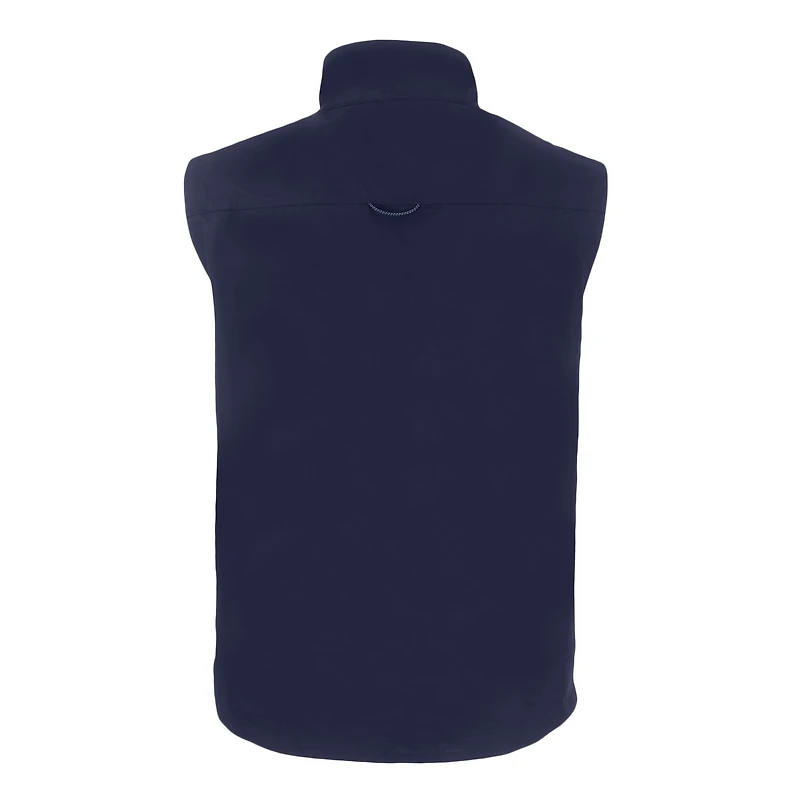 Gilet zippé écologique pour homme, bleu marine, Cutter & Buck, Cardinals de Saint-Louis, taille grande et