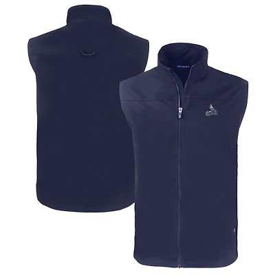 Gilet zippé écologique pour homme, bleu marine, Cutter & Buck, Cardinals de Saint-Louis, taille grande et