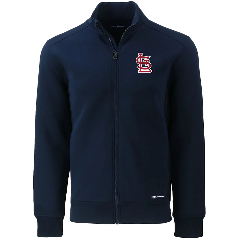 Veste zippée intégrale recyclée Roam pour homme, bleu marine, des Cardinals de Saint-Louis, coupe Cutter & Buck, couleur grande taille