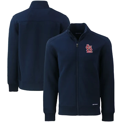 Veste zippée intégrale recyclée Roam pour homme, bleu marine, des Cardinals de Saint-Louis, coupe Cutter & Buck, couleur grande taille