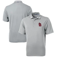 Men's Cutter & Buck  Pewter St. Louis Cardinals Big Tall Virtue Eco Pique Recycled Polo