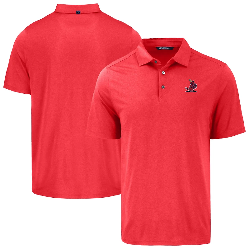 Men's Cutter & Buck Red St. Louis Cardinals Coastline Epic Comfort Eco Recycled Polo