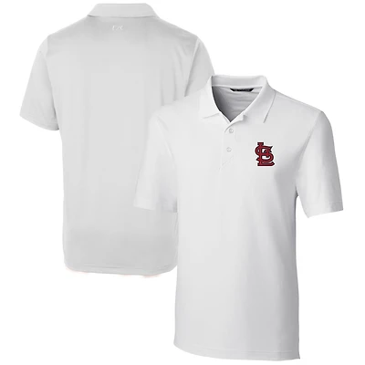 Men's Cutter & Buck  White St. Louis Cardinals Forge Stretch Polo
