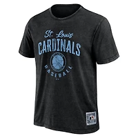 Men's Darius Rucker Collection by Fanatics Heather Black St. Louis Cardinals Cooperstown Washed T-Shirt