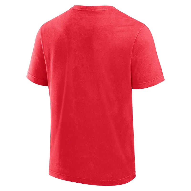 Men's Darius Rucker Collection by Fanatics  Red St. Louis Cardinals Washed Henley Shirt