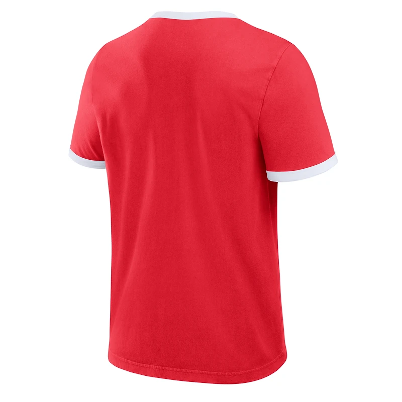 Men's Darius Rucker Collection by Fanatics Red St. Louis Cardinals Washed Ringer T-Shirt
