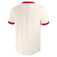 Men's Darius Rucker Collection by Fanatics White St. Louis Cardinals Henley Raglan T-Shirt