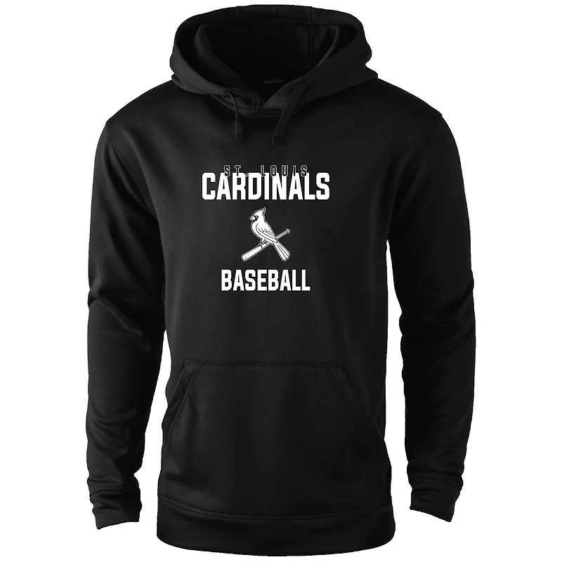 Men's Dunbrooke Black St. Louis Cardinals Champion Pullover Hoodie