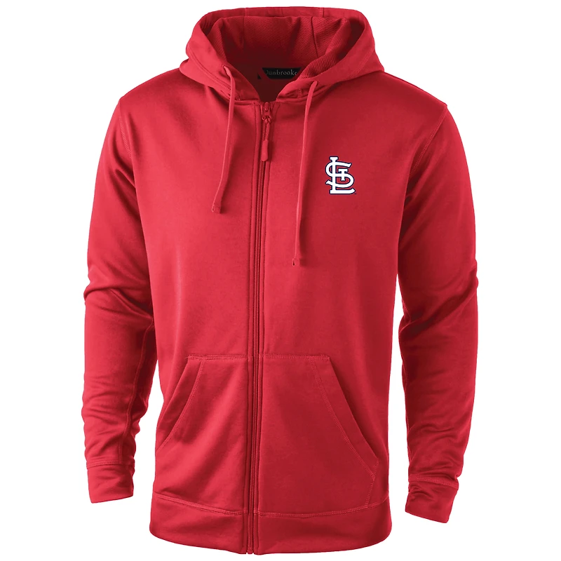 Men's Dunbrooke Red St. Louis Cardinals Trophy Full-Zip Hoodie