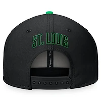 Casquette Lucky Snapback Fanatics pour hommes, noir/vert Kelly, St. Louis Cardinals