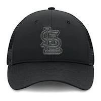 Casquette camionneur ajustable noire Fanatics pour hommes des Cardinals de Saint-Louis