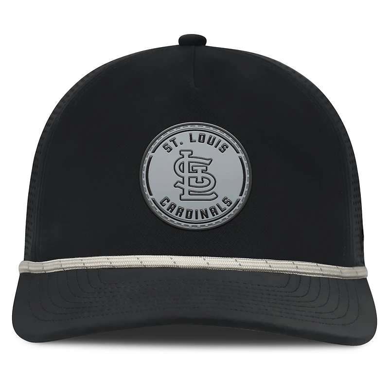 Casquette ajustable en forme de A pour homme Fanatics Black St. Louis Cardinals Signature