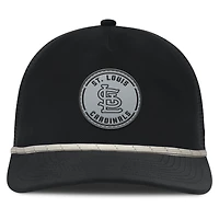 Casquette ajustable en forme de A pour homme Fanatics Black St. Louis Cardinals Signature
