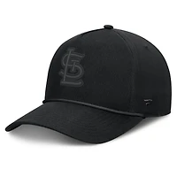 Casquette ajustable Fanatics noire St. Louis Cardinals Undertone A-Frame pour homme