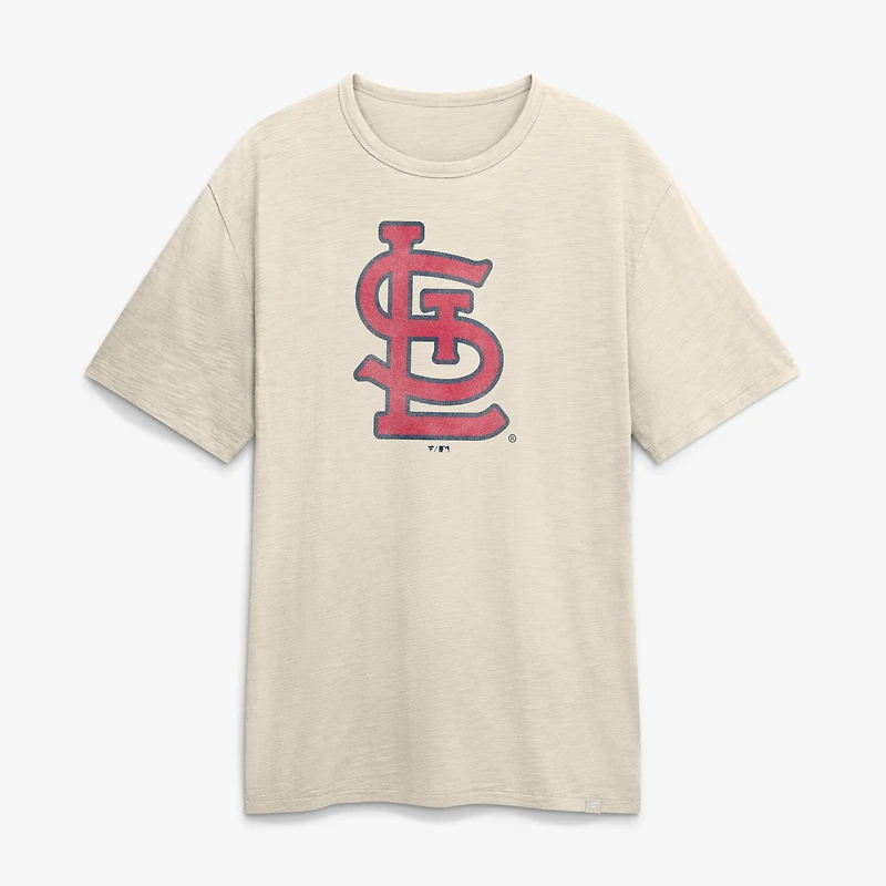 T-shirt Fanatics crème pour homme, modèle St. Louis Cardinals Stadium Slub