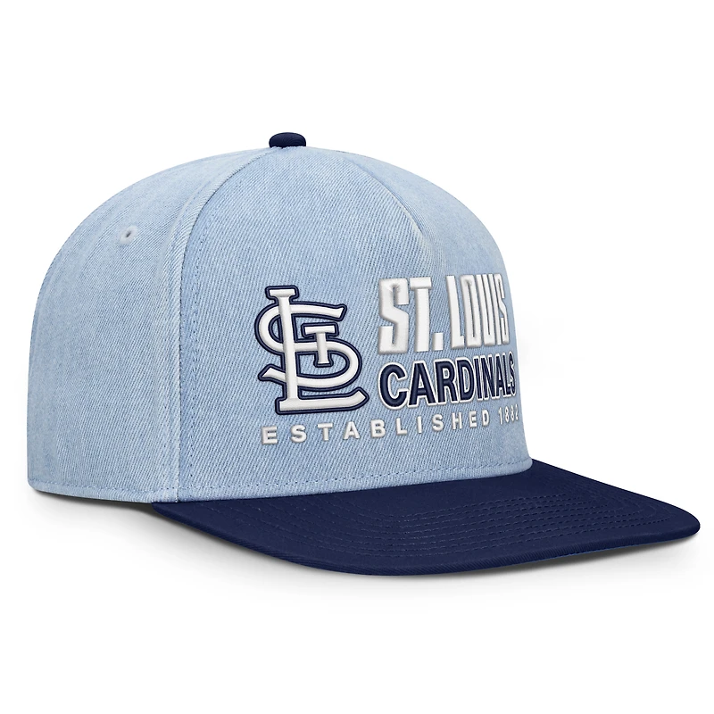 Casquette à visière double pour homme Fanatics Denim St. Louis Cardinals